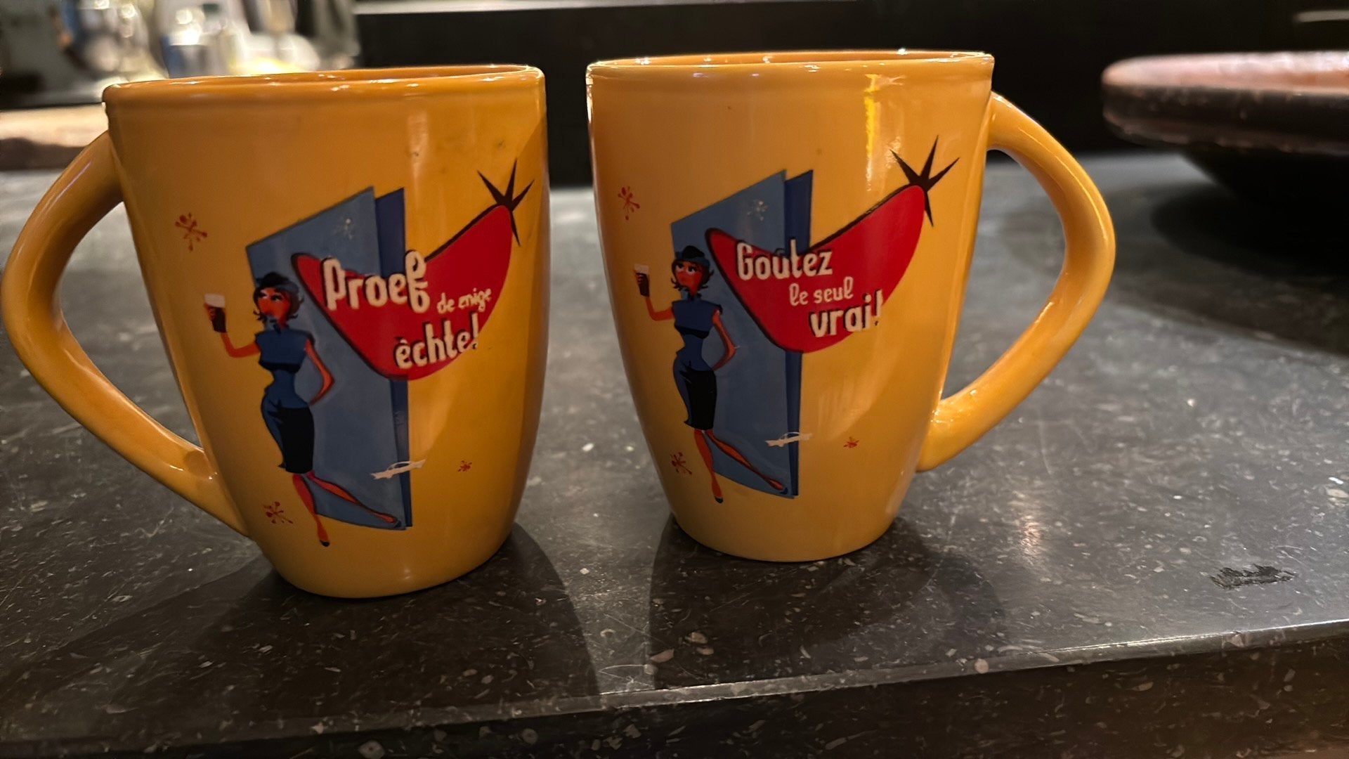 Mok Cécémel, Ophalen of Verzenden, Zo goed als nieuw, Vintage, Mok