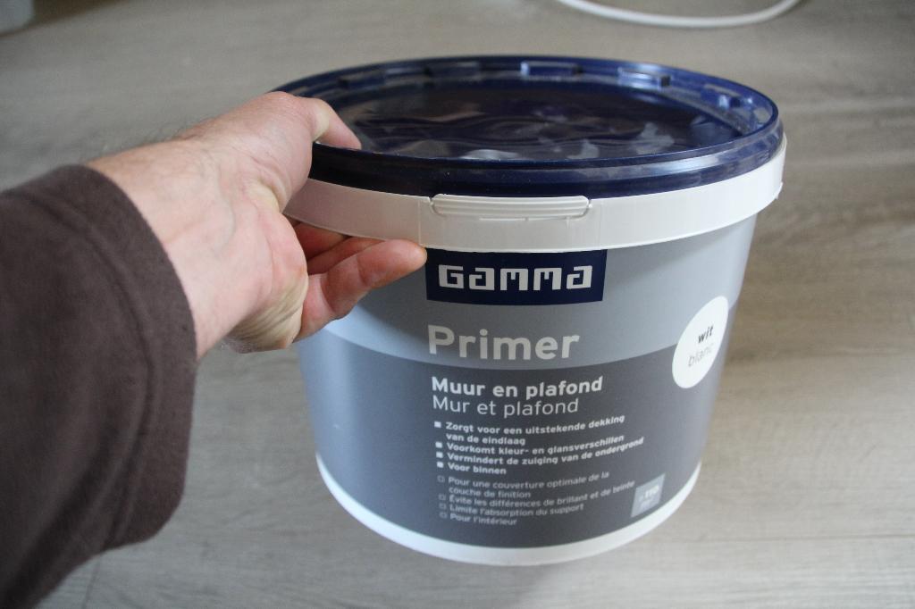 primer Gamma muur en plafond, Doe-het-zelf en Bouw, Ophalen, 5 tot 10 liter, Wit, Nieuw