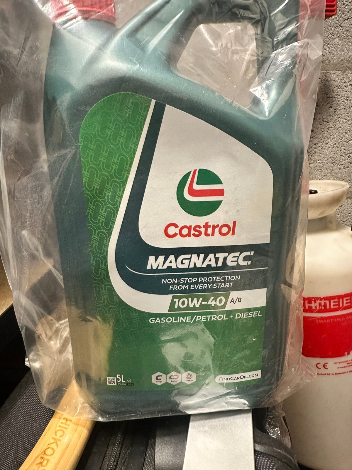 Cacrtrol Motoroli 10w-40, Ophalen