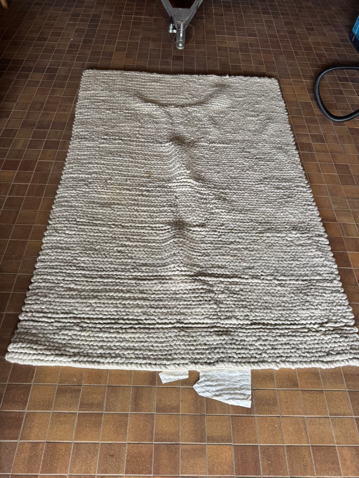 IKEA HJORTSVANG vloerkleed 160x230 cm – 100% wol, Maison & Meubles, Ameublement | Tapis & Moquettes, Utilisé, Enlèvement