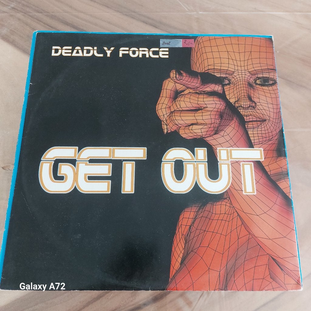 deadly force get out 12 inch maxi, Cd's en Dvd's, Vinyl | Dance en House, Gebruikt, Overige genres, Ophalen of Verzenden, 12 inch