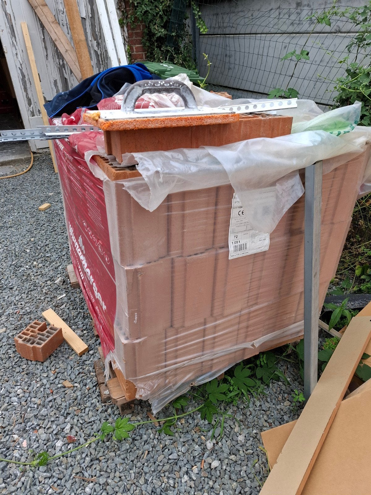 snelbouw lijmsteen 500x138x249, Doe-het-zelf en Bouw, Metselstenen, Ophalen