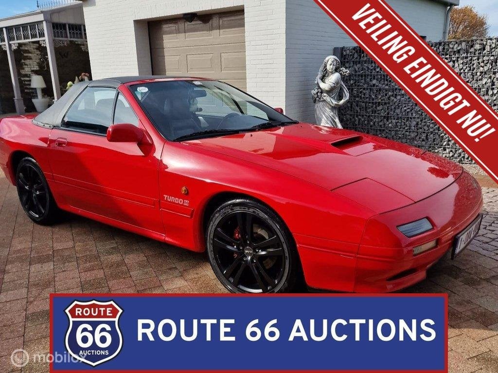 Mazda RX-7 Cabriolet | 1988 | Route 66 Auctions, Autos, Achat, Entreprise, Boîte manuelle, Autre carrosserie