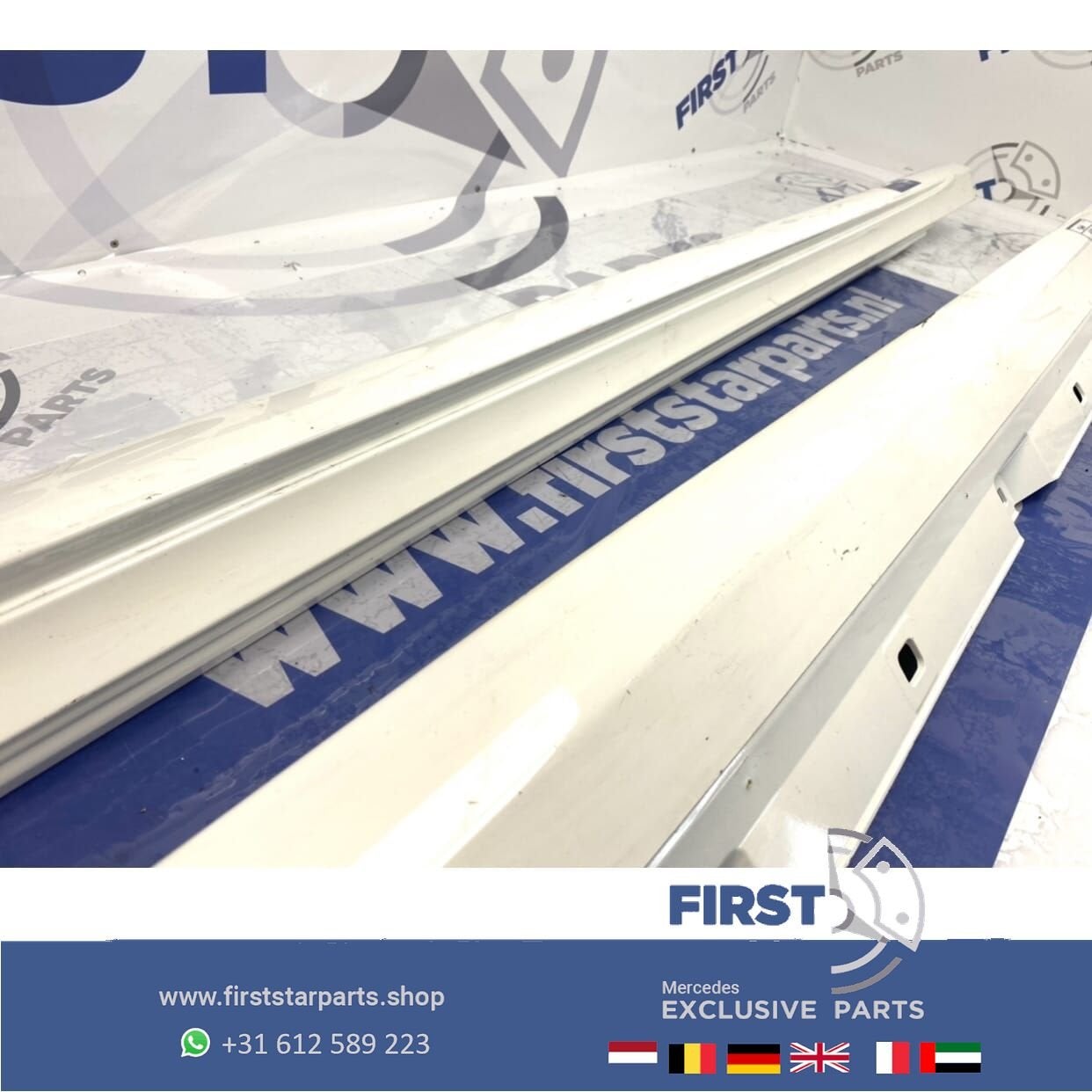 W205 S205 AMG sideskirts Mercedes C Klasse 2014-2021 AMG zij, Utilisé, -, -, Enlèvement ou Envoi