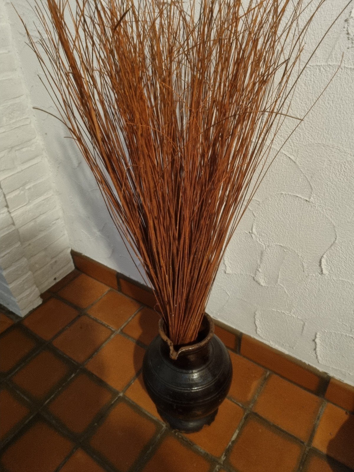 Vaas met stengels, Ophalen