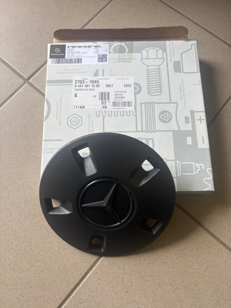 Mercedes wieldoppen, Ophalen, Nieuw, 16 inch, Banden en Velgen