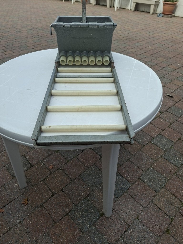 prof kroketmachine en een grote passe vite, Ophalen, Gebruikt