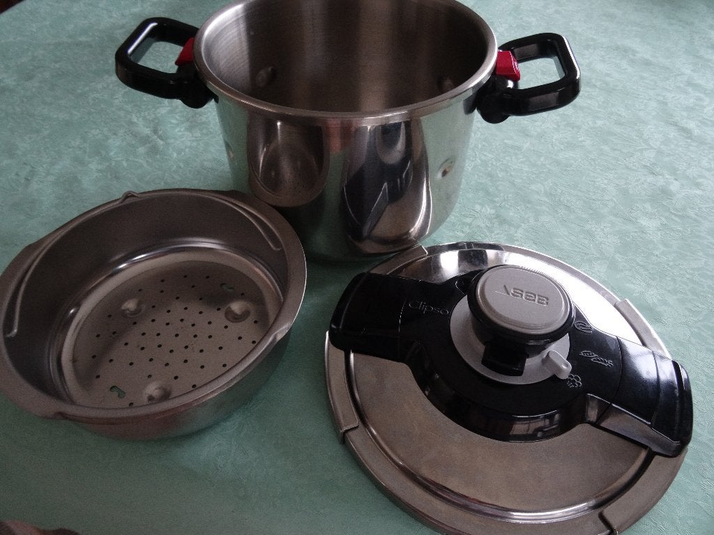 SNELKOOKPAN SEB CLIPSO MODULO, Ophalen, Gebruikt, Overige merken, Inox