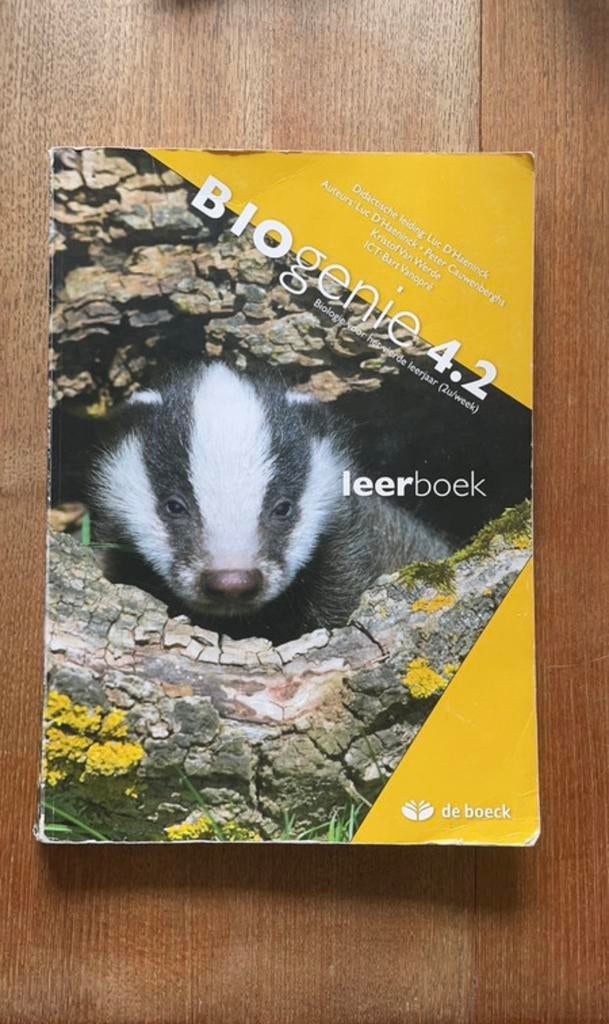 D'HAENINCK - leerboek, Livres, Enlèvement ou Envoi, Biologie, Utilisé, Secondaire