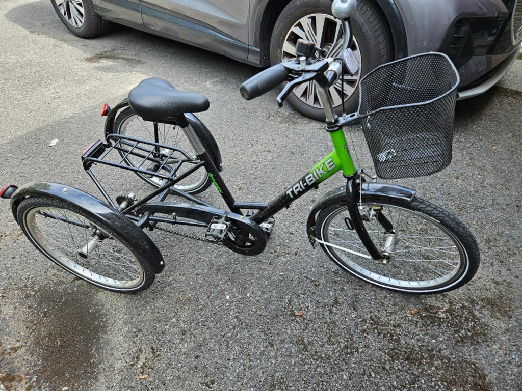 Tri-bike froggy, Ophalen