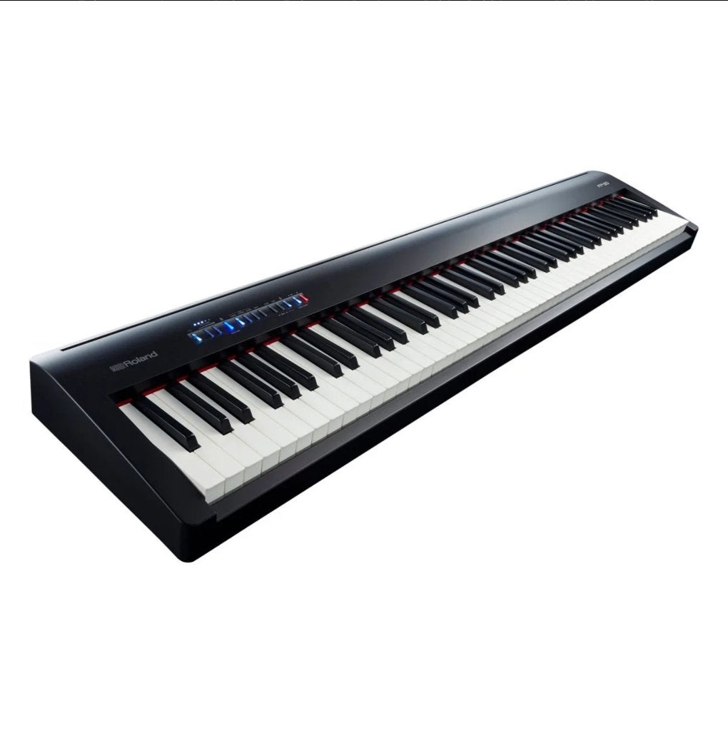 Roland FP-30 Digital Keyboard Black, Musique & Instruments, Claviers, Comme neuf, 88 touches, Roland, Sensitif, Avec pied, Connexion MIDI