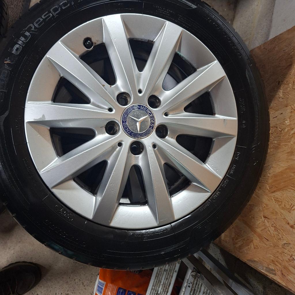 Mercedes B-klasse velgen, Auto-onderdelen, Banden en Velgen, Ophalen, Velg(en), 16 inch, 205 mm