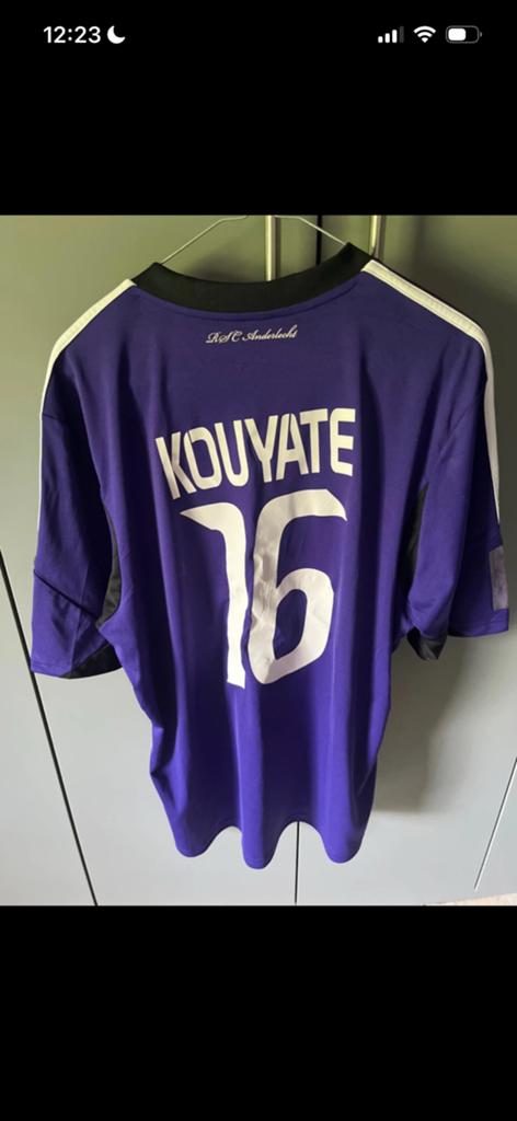 Matchworn anderlecht kouyate, Envoi, Comme neuf, Maillot