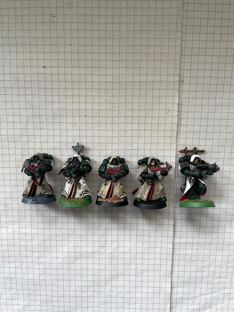 Dark Angels vétérans peints pour W40K, Peint, Enlèvement ou Envoi, Figurine(s), Warhammer 40000