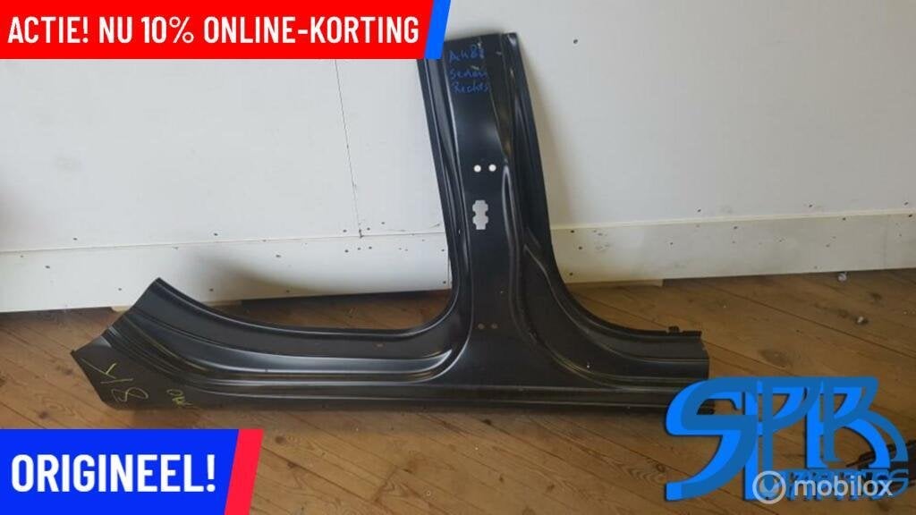 A4 S4 8K Sedan Limousine Dorpel B-Stijl Rechts Achter Midden, Auto-onderdelen, Audi, Gebruikt, Audi, Ophalen of Verzenden