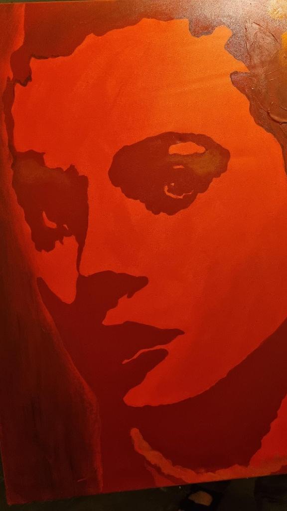 Peinture Pop Art Grace Kelly (100x100), Enlèvement, Peinture à l'huile