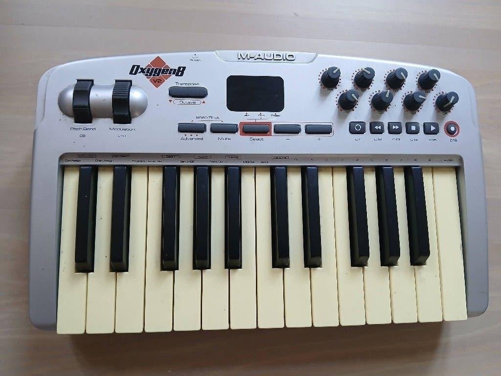 M-Audio Oxygen 8 v2 USB MIDI, Ophalen, Gebruikt