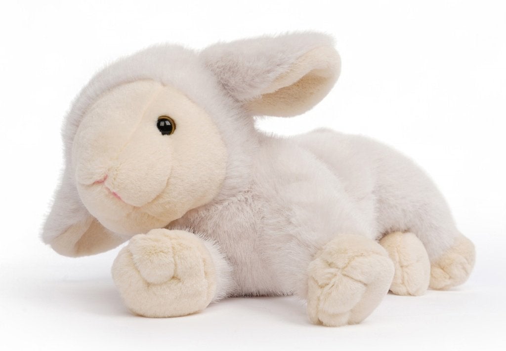 Licht verzwaarde knuffel lammetje/schaapje 0 +, Ophalen of Verzenden, Nieuw, Kraamcadeau