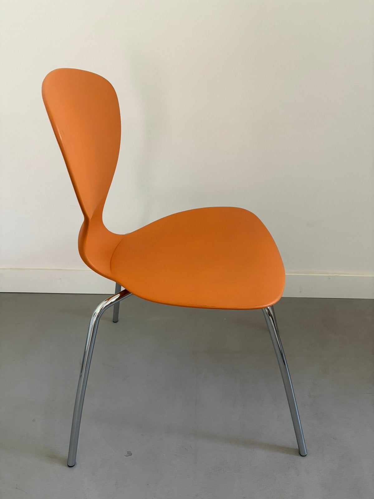 Chaise de designer vintage –orange 2 et vert 1, Maison & Meubles, Enlèvement ou Envoi, Comme neuf