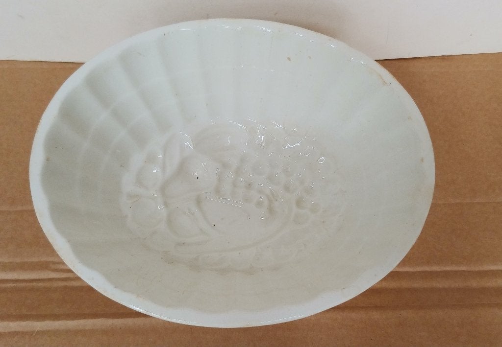 Jelly vorm Petrus Regout Maastricht ca 1890 fruitdecor, Ophalen of Verzenden