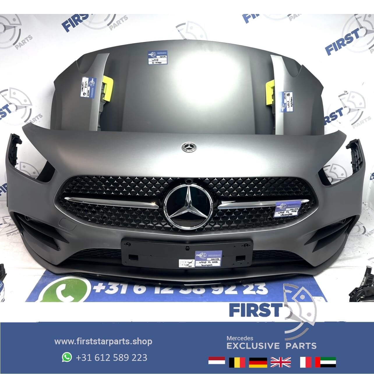 W247 FACELIFT B KLASSE AMG VOORKOP 2023-2026 GRIJS MAT MAGNO, Utilisé, -, Avant, -