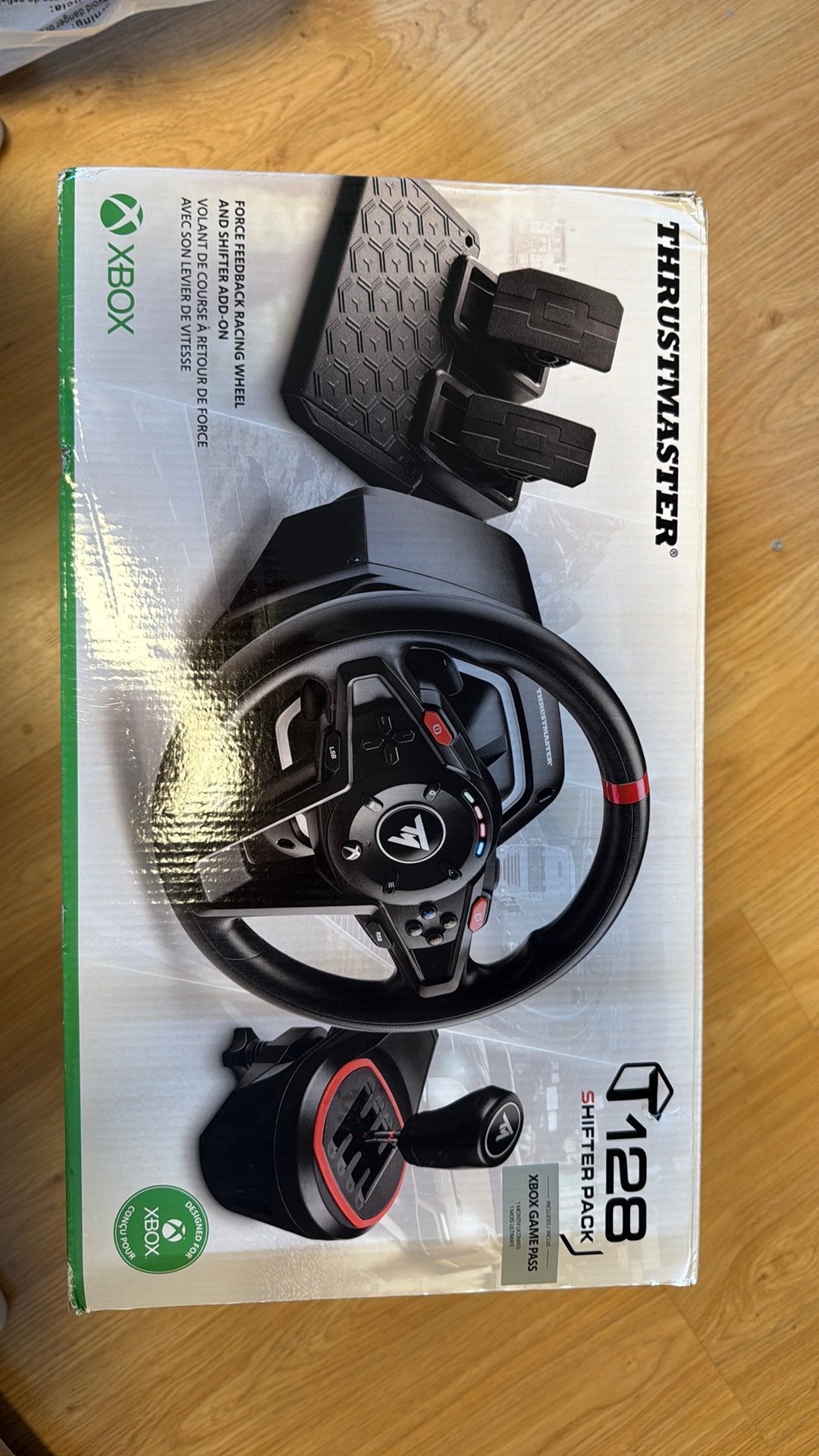 Thrustmaster 128t + schakelpook, Games en Spelcomputers, Ophalen, Zo goed als nieuw, Controller, Xbox 360