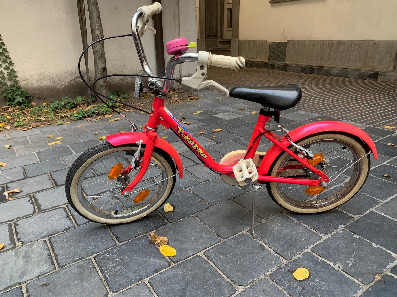 Pokébike kinderfiets Roze, Fietsen en Brommers, Ophalen, Gebruikt, 16 tot 20 inch