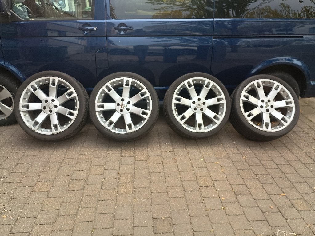Range Rover L330-L322 Overfinch replica velgen 22", Ophalen, Gebruikt, Velg(en), Overige maten