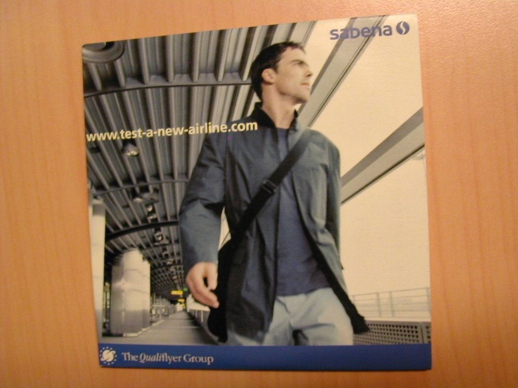 CD-ROM Sabena Qualiflyer — test-a-new-airline, Collections, Souvenirs Sabena, Neuf, Envoi
