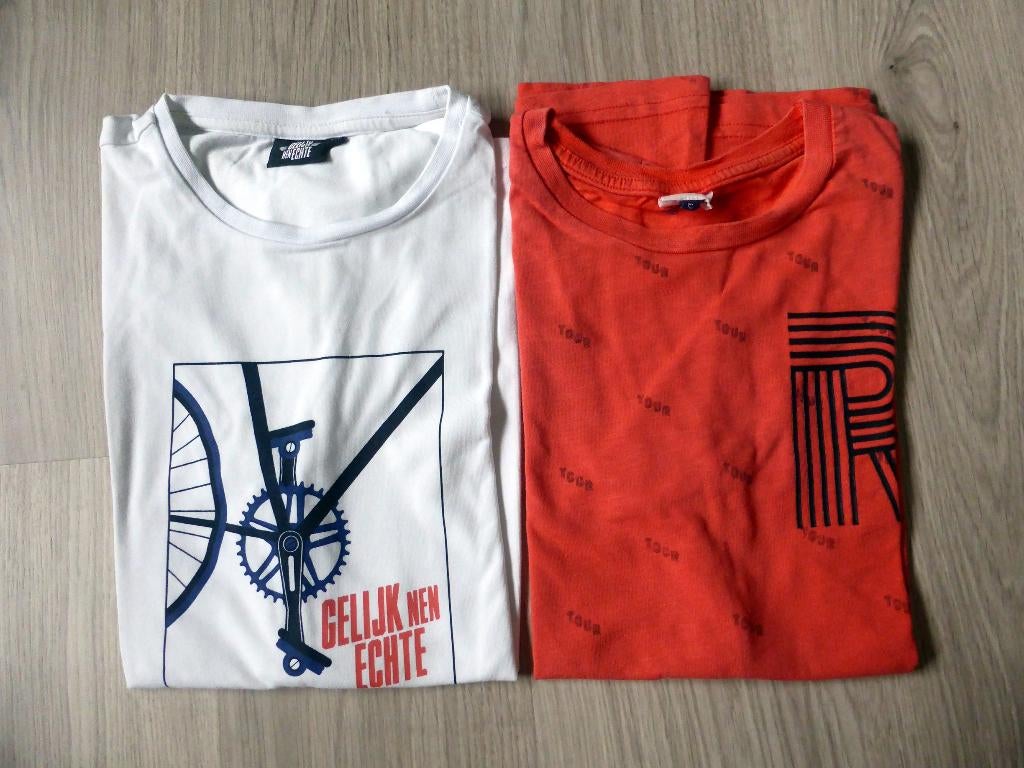 2 t-shirts 152, Kinderen en Baby's, Kinderkleding | Maat 152, Gebruikt, JBC, Ophalen of Verzenden, Shirt of Longsleeve
