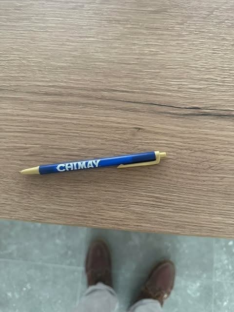 stylo trappiste Chimay bleu, Collections, Marques de bière, Enlèvement ou Envoi, Comme neuf, Autres types, Autres marques