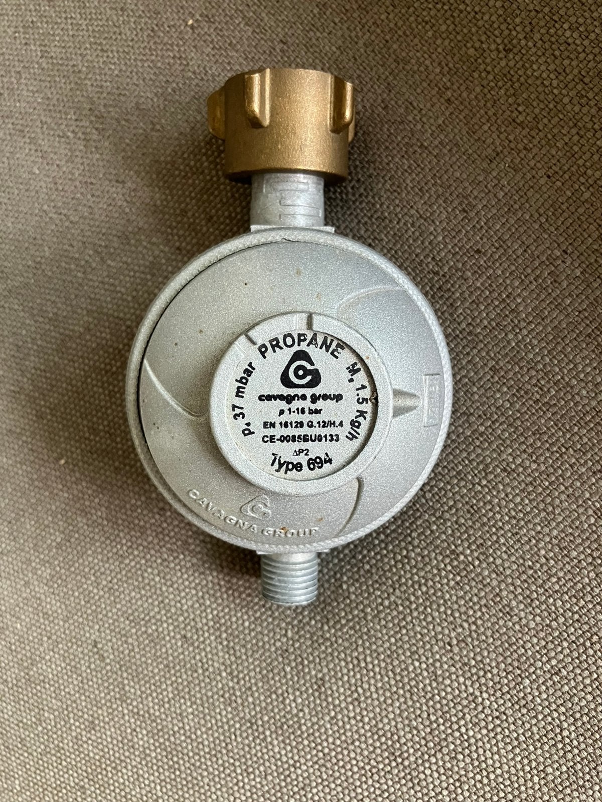 Cavagna Type 694 gas ontspanner, Ophalen of Verzenden, Zo goed als nieuw