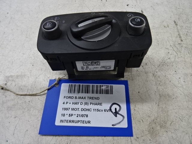 COMMUTATEUR Ford S-Max (GBW) (01-2006/12-2014), Autos : Pièces & Accessoires, Tableau de bord & Interrupteurs, Ford, Utilisé
