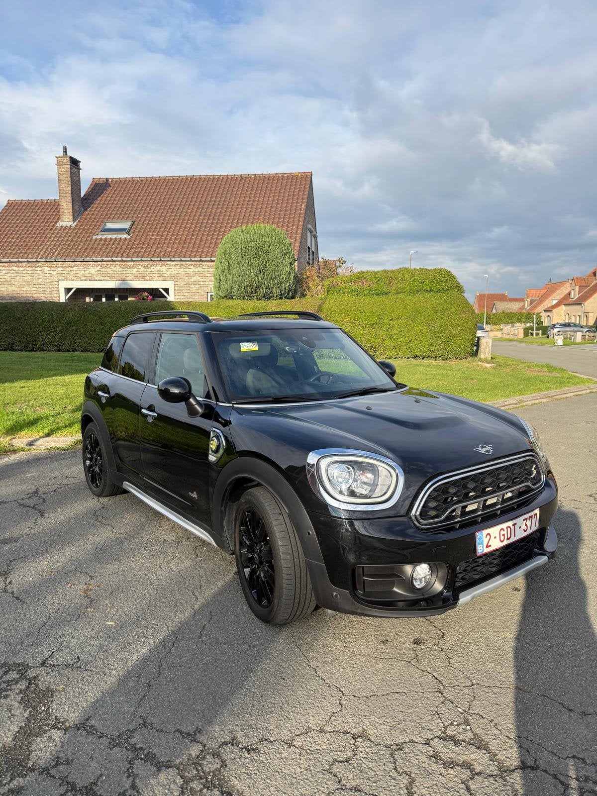 Mini cooper s countryman, Auto's, Automaat, Leder en Stof, Zwart, 5 zetels