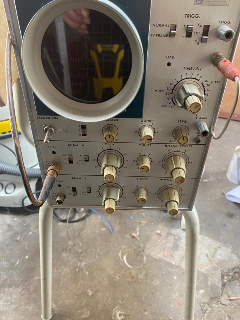Oscilloscope analogique vintage fonctionne, Collections, Appareils électroniques, Enlèvement