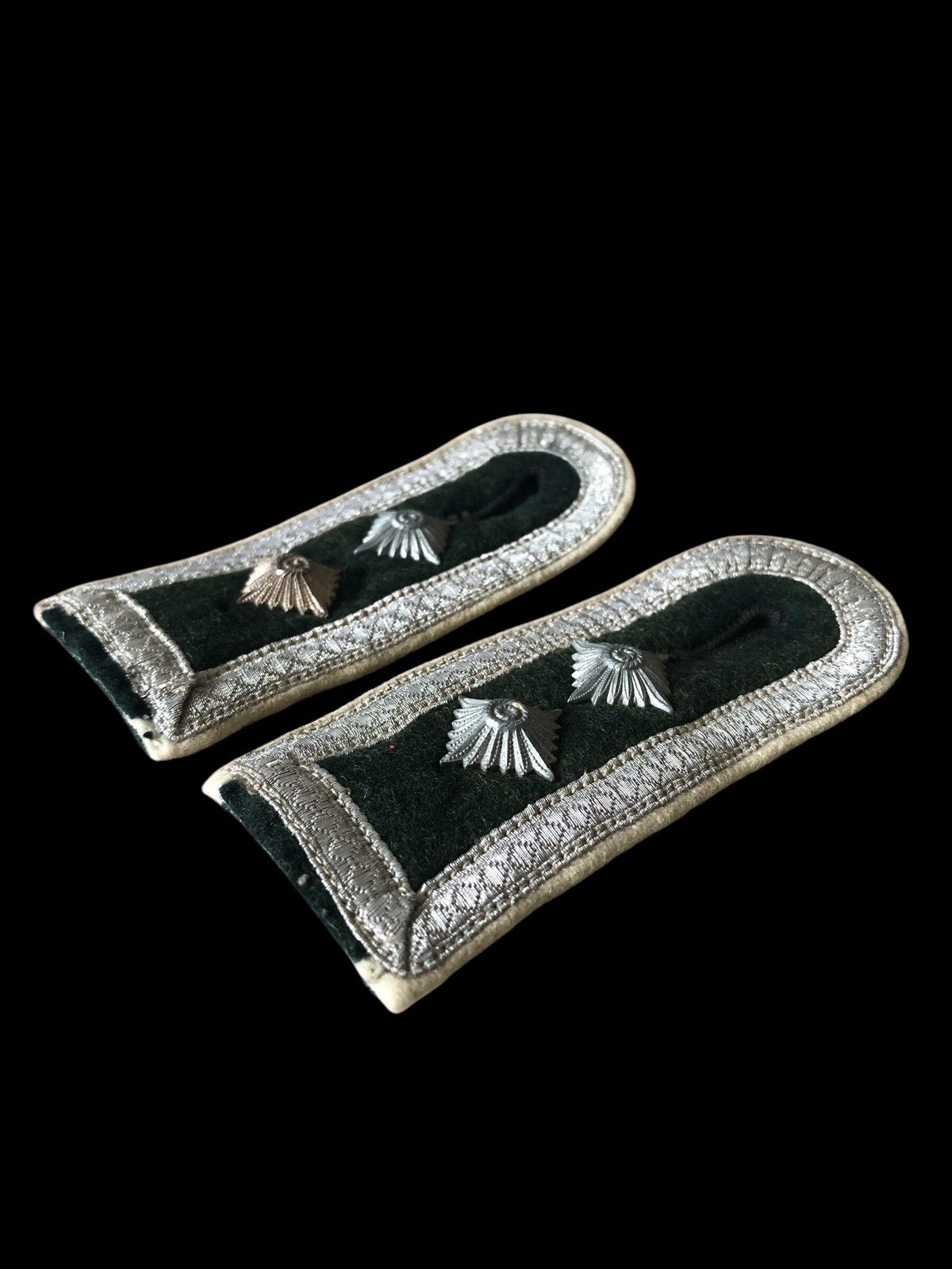 WH WW2 infanterie oberfeldwebel schouderstukken, Verzamelen, Ophalen of Verzenden