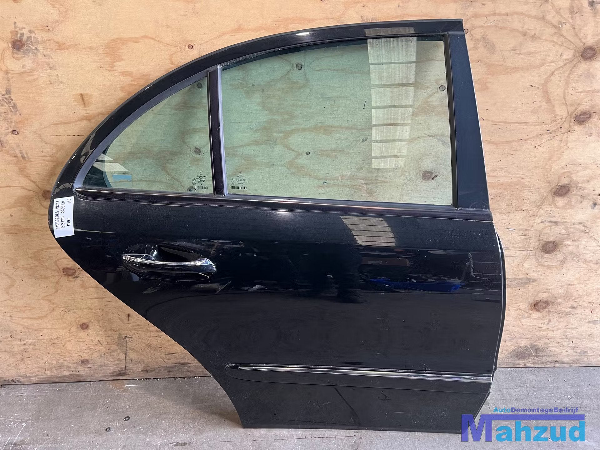 MERCEDES E KLASSE W211 Zwart C197 Rechts Achter deur 2002-20, Gebruikt, Mercedes-Benz AG, Deur, Mercedes-Benz