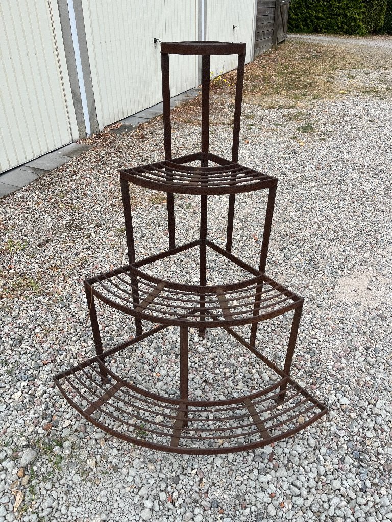 Metalen plantjes-rek (98 cm hoog én 57 cm diep), Ophalen, Gebruikt