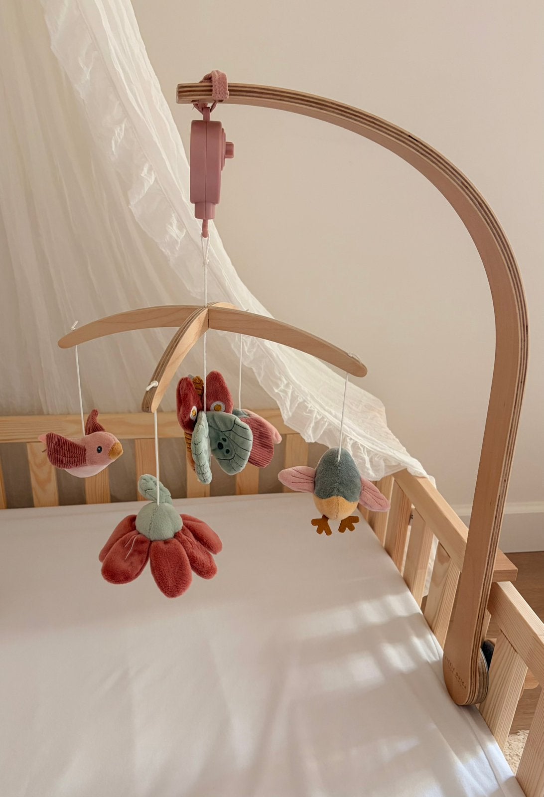 Little Dutch mobiel - Bloemen en vlinders, Kinderen en Baby's, Ophalen, Zo goed als nieuw, Little Dutch, Mobiel