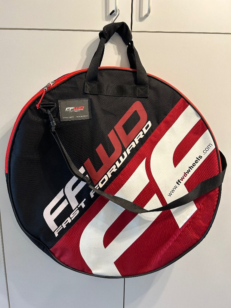 Fast Forward FFWD dubbele fietswieltas als nieuw, Vélos & Vélomoteurs, Vélos Pièces, Autres matériaux, Enlèvement ou Envoi, Comme neuf