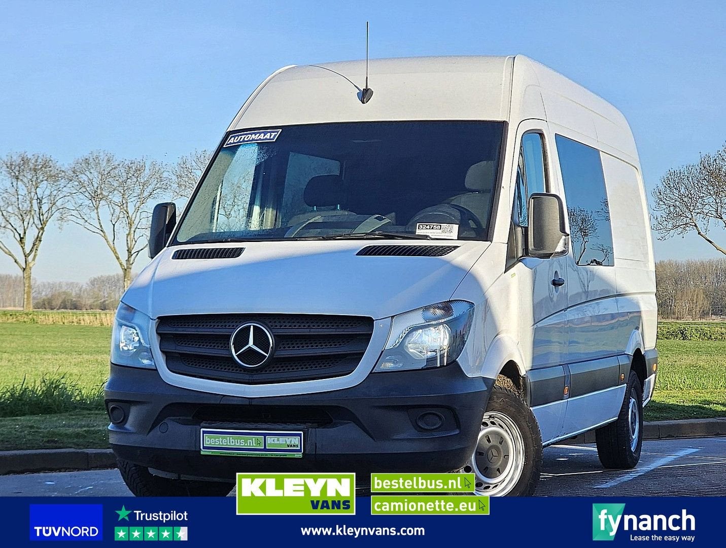 Mercedes-Benz SPRINTER 316 L2H2 Dubbele Cabine!, Auto's, Bestelwagens en Lichte vracht, Automaat, Wit, Mercedes-Benz, Bedrijf