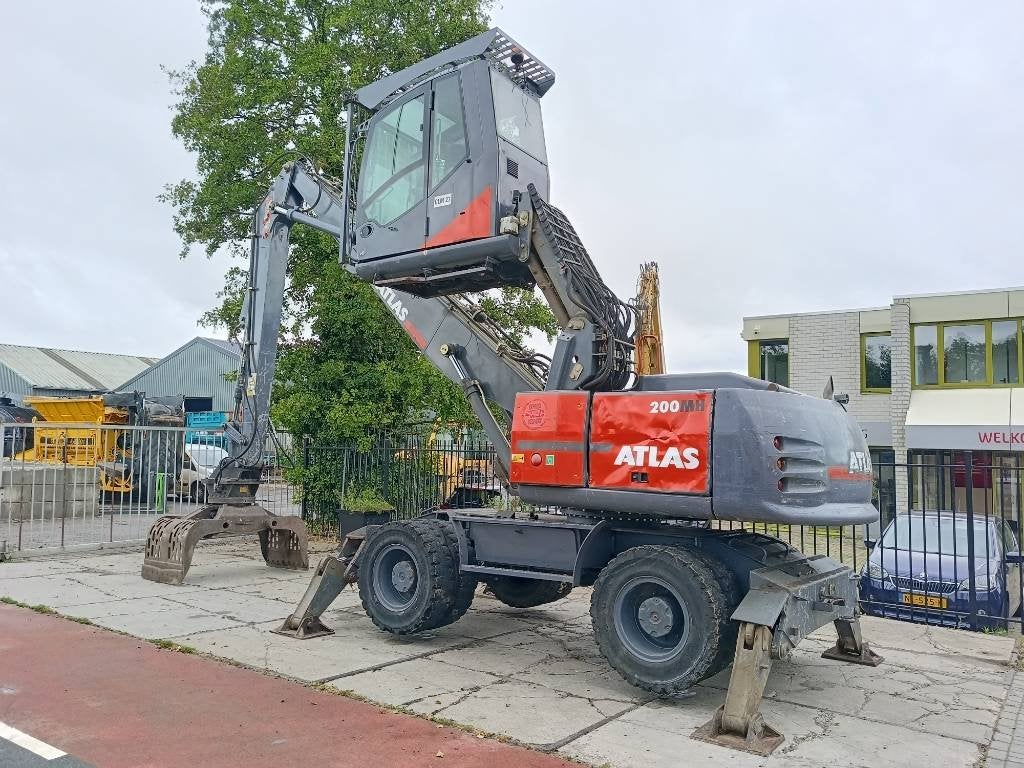 Atlas 200MH 200 MH waste handler industry umslagbagger, Grue