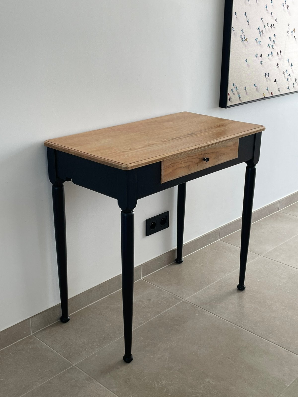 Table d'appoint ou bureau original, Enlèvement, Utilisé, 75 cm ou plus, Rectangulaire