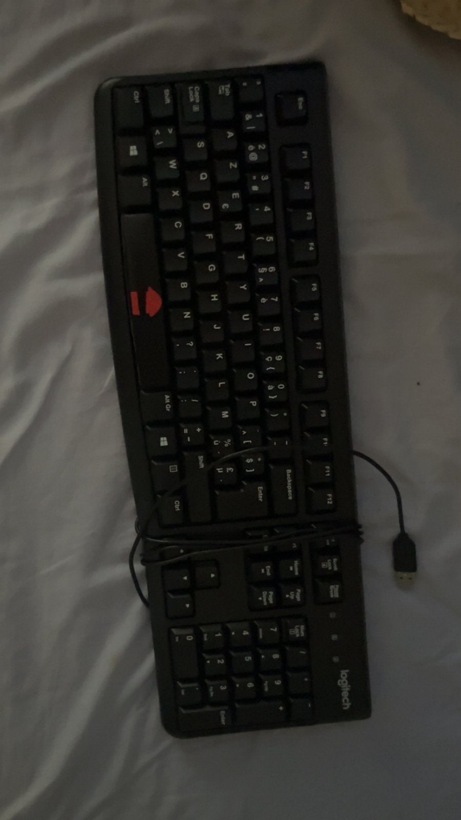 Gaming toetsenbord, Informatique & Logiciels, Claviers, Enlèvement ou Envoi, Comme neuf, Qwerty, Filaire