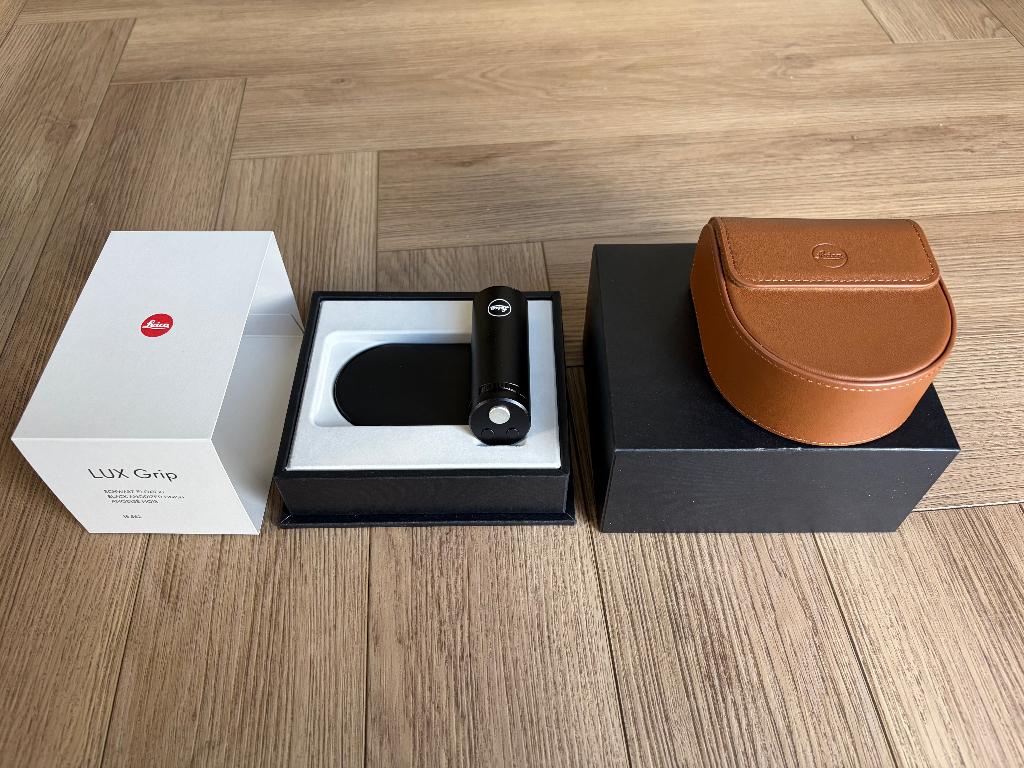 Leica LUX Grip + leren hoesje, Ophalen, Zo goed als nieuw, Compact, Overige Merken