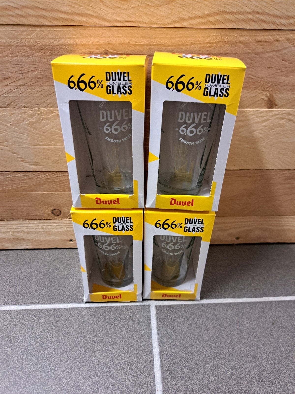 Duvel glazen 6.66 33cl, Ophalen of Verzenden, Duvel