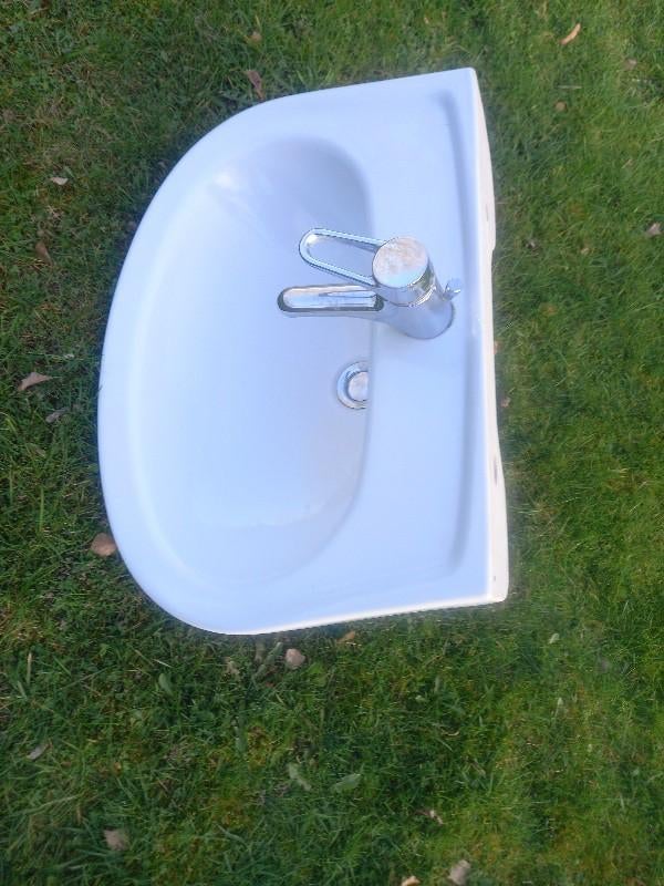 évier / lavabo blanc de salle de bain, 25 à 50 cm, Lavabo ou Évier, Moins de 100 cm, Comme neuf
