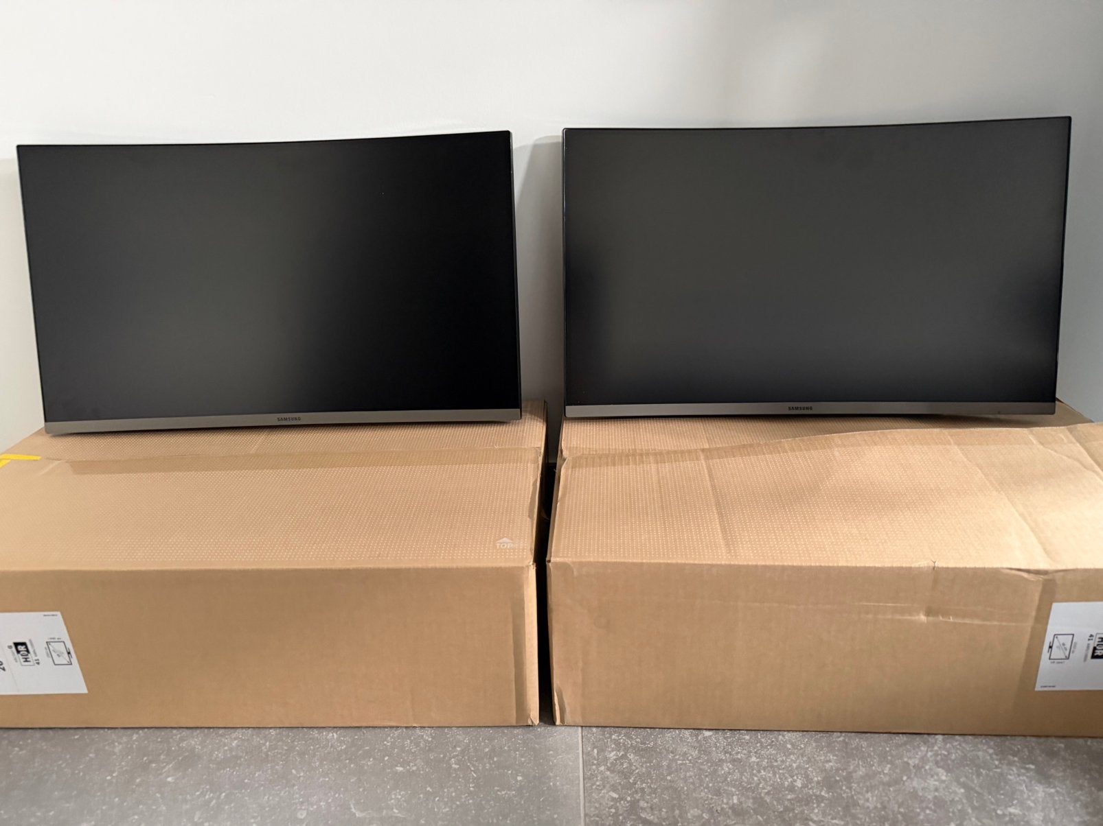 2x Samsung Full Hd Curved display 27”, Computers en Software, Monitoren, Ophalen, Gaming, Gebruikt, HDMI