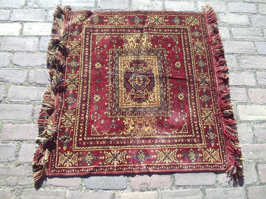 Belle nappe rétro - 92 x 92, Maison & Meubles, Nappe, Enlèvement ou Envoi, Comme neuf, Carré