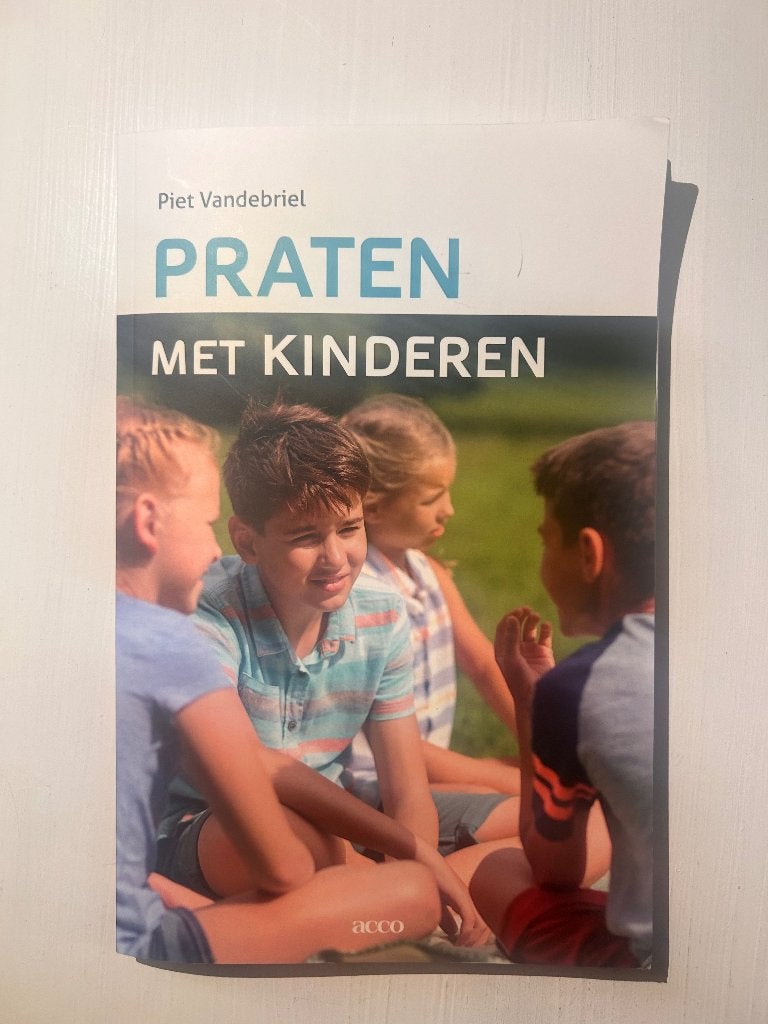 Boek ‘Praten met kinderen’, Ophalen of Verzenden, Nieuw, Hogeschool, Acco